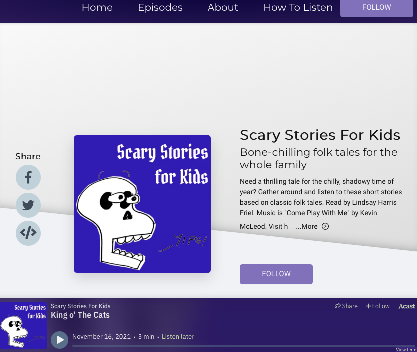 An Acast-hosted podcast page